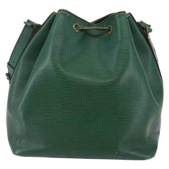 LOUIS VUITTON Epi Petit Noe Shoulder Bag Green M44104 LV Auth 144617 - Picture 3 of 16